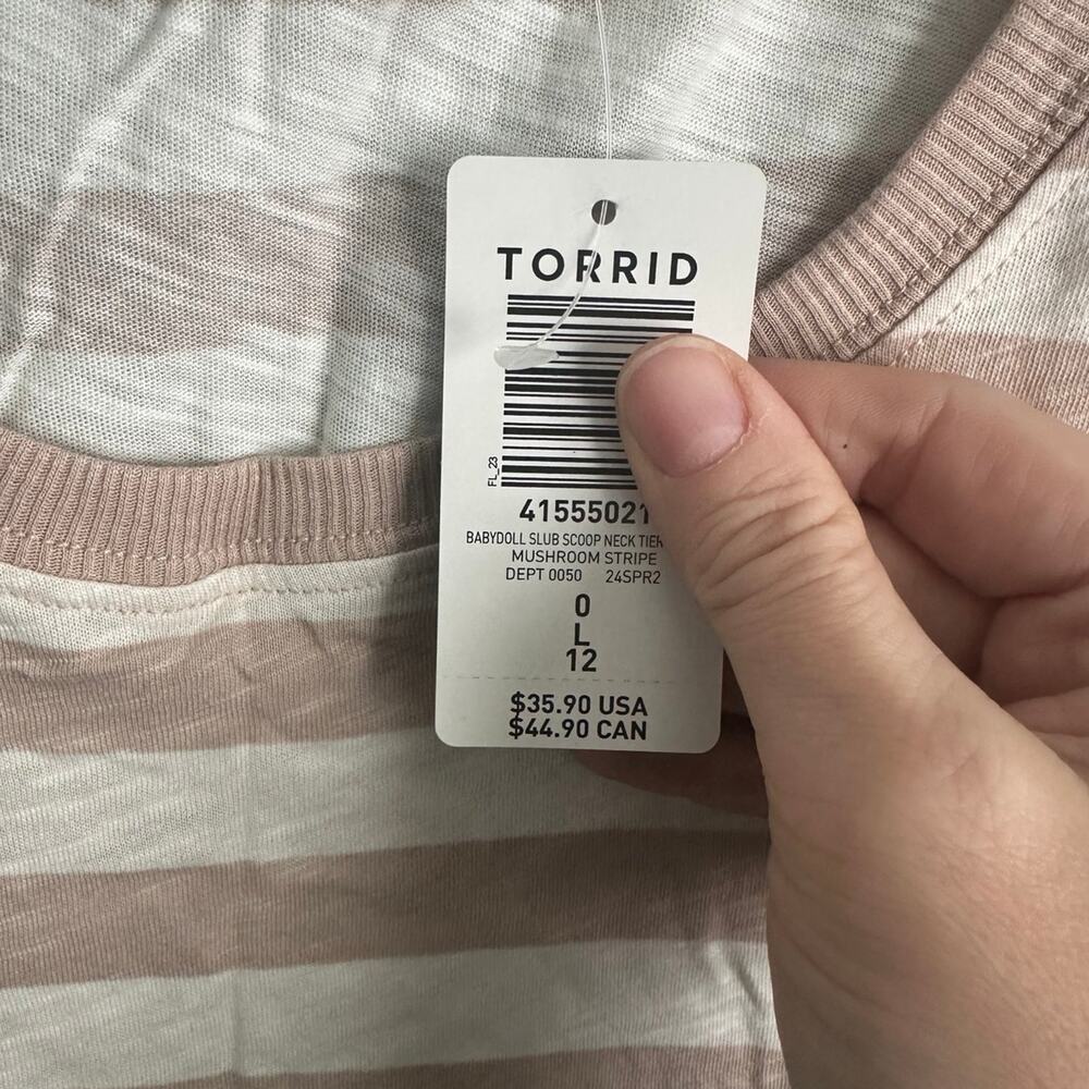 Torrid size 0 babydoll top - Picture 6 of 6